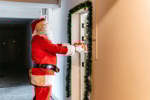 Santa-Delivering-Parcel