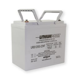 URB12550-22NF 12.8V 52.7Ah (675Wh) LiFePO4 SLA Replacement Battery